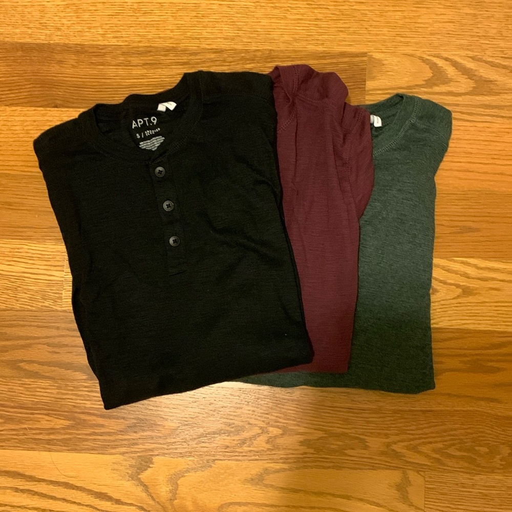 3 Pack Long Sleeve Shirts